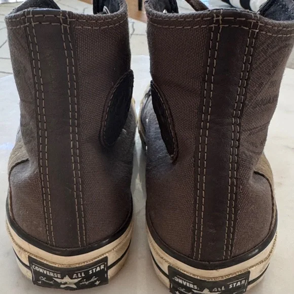 Converse Chuck 70 High-Top Sneakers - Dark Brown and Tan. Unisex M4. W6 - Picture 12 of 13